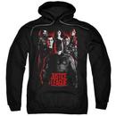Justice League Movie The League Black & Red Adult Black Hoodie from Warner Bros.