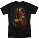 Justice League Movie The Flash Adult Black T-Shirt from Warner Bros.