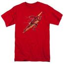 Justice League Movie Flash Forward Adult Red T-Shirt from Warner Bros.