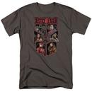 Justice League Movie League Of Six Adult Charcoal T-Shirt from Warner Bros.