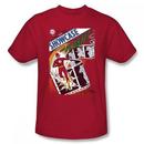 Justice League Comic Cover: The Flash #4 Adult Red T-Shirt from Warner Bros.