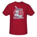 Looney Tunes Bugs Bunny Wishful Thinking Red Adult Tee from Warner Bros.