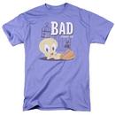 Looney Tunes Bad Puddy Tat Adult Lavender T-Shirt from Warner Bros.