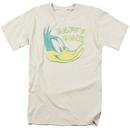 Looney Tunes Daffy Head Adult Cream T-Shirt from Warner Bros.