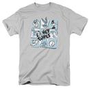 Looney Tunes The Looney Bunch Adult Silver T-Shirt from Warner Bros.