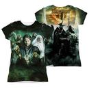 The Lord Of The Rings Good Vs. Evil Sublimation Print Juniors T-Shirt from Warner Bros.