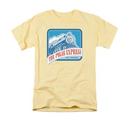 The Polar Express&Trade; All Aboard Adult Light Yellow T-Shirt from Warner Bros.