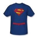 Superman New 52 Uniform Adult Royal Blue T-Shirt from Warner Bros.