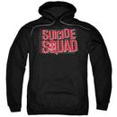 Suicide Squad  Lineup Logo Adult Black Hoodie from Warner Bros.