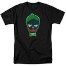 Suicide Squad Joker Skull Adult Black T-Shirt from Warner Bros.