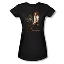 Vampire Diaries&Trade; Stefan I Used To Care Juniors Black T-Shirt from Warner Bros.