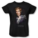 Vampire Diaries&Trade; Klaus You Will Never Destroy Me Women's Relaxed Fit Black T-Shirt from Warner Bros.