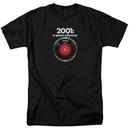 2001: A Space Odyssey Hal Adult Black T-Shirt from Warner Bros.