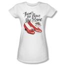 Wizard Of Oz Ruby Slippers 75Th Anniversary Juniors White T-Shirt from Warner Bros.