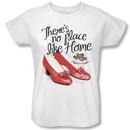 Wizard Of Oz Ruby Slippers 75Th Anniversary Women's Relaxed Fit White T-Shirt from Warner Bros.