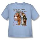 Wizard Of Oz Lions, Tigers And Bears Youth Light Blue T-Shirt from Warner Bros.
