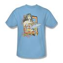Wonder Woman Invisible Jet Adult Light Blue T-Shirt from Warner Bros.