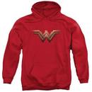 Wonder Woman Movie Logo Adult Red Hoodie from Warner Bros.