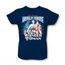 Wonder Woman American Heroine Women's Relaxed Fit T-Shirt from Warner Bros.