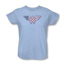 Wonder Woman Red White And Blue Women's Relaxed Fit T-Shirt from Warner Bros.