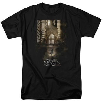 Fantastic Beasts And Where To Find Them&Trade; Theatrical Poster Adult Black T-Shirt from Warner Bros.