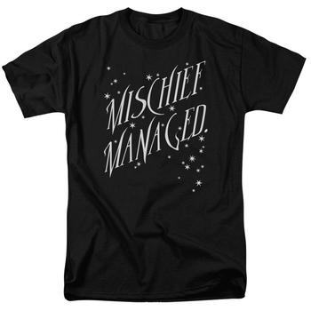 Mischief Managed 4 Adult Black T-Shirt from Warner Bros.