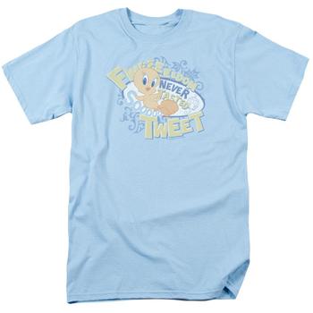 Looney Tunes Fweedom Adult Light Blue T-Shirt from Warner Bros.