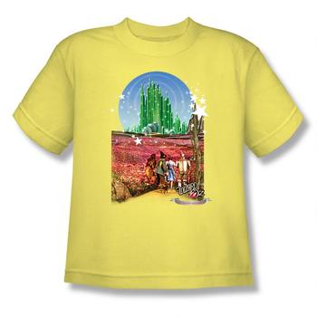 Wizard Of Oz  Emerald City 75Th Anniversary Youth Light Yellow T-Shirt from Warner Bros.
