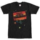 Guardians Of The Galaxy Tape Black Mens T-Shirt