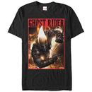 Ghost Rider Ghost Rider Flame Black Mens T-Shirt