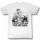 Muhammad Ali Out Wit Out It Mens White T-Shirt