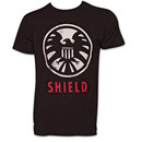 Avengers Shield Logo TShirt - Black