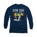 Star Trek Vector Crew Blue Long Sleeve T-Shirt