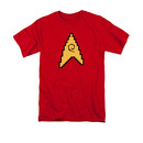 Star Trek TOS 8-Bit Engineering Symbol Red T-Shirt