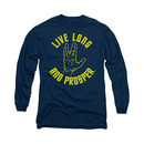 Star Trek Live Long And Prosper Blue Long Sleeve T-Shirt