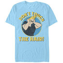 Cartoon Network Johnny Bravo Do Not Touch Blue T-Shirt