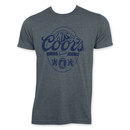 Coors Banquet Men's Charcoal Blue Logo T-Shirt
