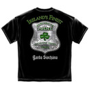 Ireland's Finest Police St. Patrick's Day Black Graphic Tee Shirt