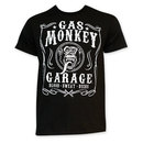 Gas Monkey Men's Black Blood Sweat Beers Tee Shirt
