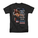 Rocky II The One And Only Apollo Black T-Shirt
