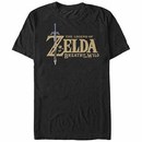 Nintendo Legend of Zelda Breath Logo Black T-Shirt