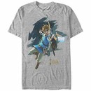 Nintendo Legend of Zelda Jump Start Gray T-Shirt