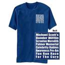 The Office Race Royal Blue Graphic Tee Shirt