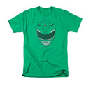 Power Rangers Green Helmet T-Shirt
