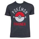Pokemon Heather Grey Trainer Tee Shirt