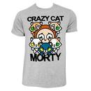 Rick And Morty Crazy Cat Tee Shirt