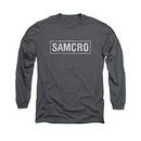 Sons Of Anarchy SAMCRO Gray Long Sleeve T-Shirt