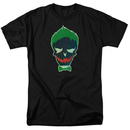 Suicide Squad The Joker Skull Logo Men's Black Tshirt