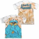 Sesame Street Cookie Crumbs  White 2-Sided Sublimation T-Shirt