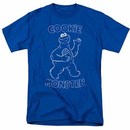 Sesame Street Simple Cookie Blue T-Shirt
